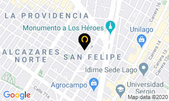 Mapa de Indianápolis en Bogotá D.C