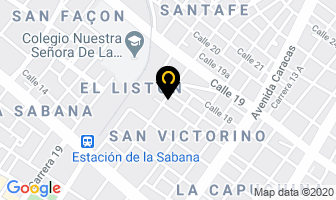 Mapa de Inducajas en Bogotá D.C