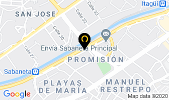 Mapa de Inducerv S.a.s. en Medellín
