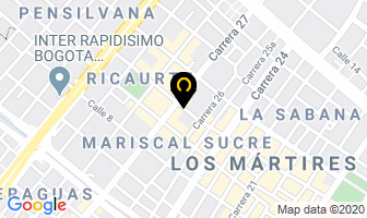 Mapa de Inducocinas Et en Bogotá D.C