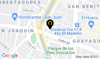 Mapa de Inducromo Ltda. en Medellín