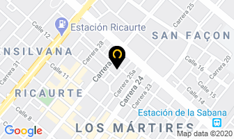 Mapa de Indufercol S.a.s en Bogotá D.C