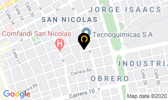Mapa de Indugráficas Ltda. en Cali