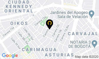 Mapa de Indugraft Ltda. en Bogotá D.C