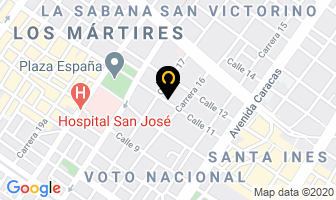 Mapa de Induloz en Bogotá D.C