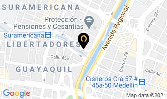 Mapa de Induluma Ltda. en Medellín