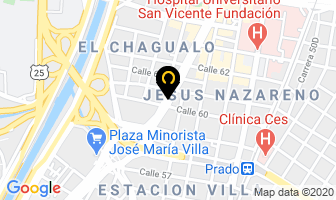 Mapa de Indumanser en Medellín