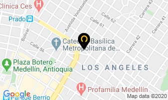 Mapa de Indumegas en Medellín