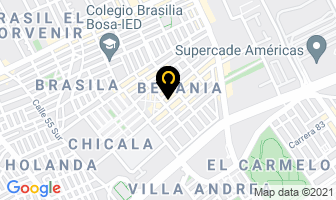 Mapa de Indumetálicas Manrique E.u. en Bogotá D.C