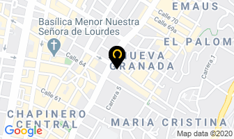 Mapa de Indumuebles Hernández Ltda. en Bogotá D.C