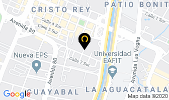 Mapa de Indupor S.A. en Medellín