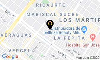 Mapa de Indusdental Ltda. en Bogotá D.C