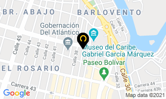 Mapa de Induseg Ltda. en Barranquilla