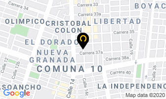 Mapa de Indusquim Ltda en Cali
