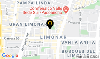Mapa de Industria De Metales Preciosos en Cali