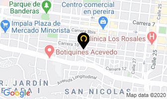 Mapa de Industria Fumiguadañas en Pereira