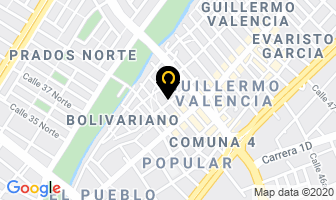 Mapa de Industria Química De Occidente en Cali