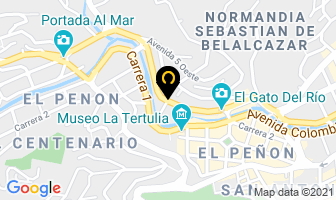 Mapa de Industria Textil De Diseño De Moda Ltda. en Cali