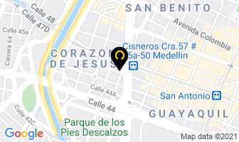 Mapa de Industrial De Estopas en Medellín