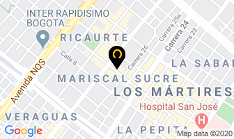 Mapa de Industrial De Poleas Ltda. en Bogotá D.C
