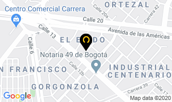 Mapa de Industrias Búfalo Ltda. en Bogotá D.C