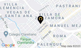 Mapa de Industrias Castiblanco R. en Bogotá D.C