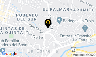 Mapa de Industrias Cobrierro en Medellín