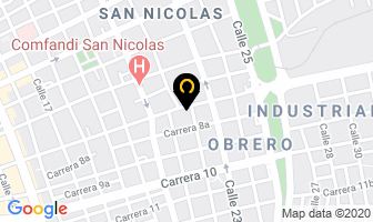 Mapa de Industrias Divimedicas en Cali