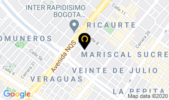 Mapa de Industrias Endocort Ltda en Bogotá D.C
