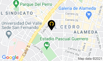 Mapa de Industrias Francis en Cali