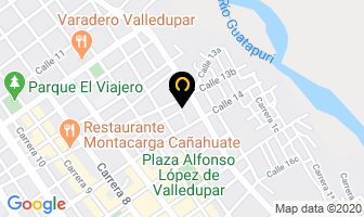 Mapa de Industrias Galvan en Valledupar
