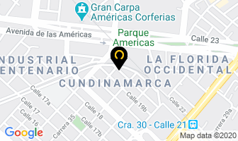 Mapa de Industrias Geordan Ltda. en Bogotá D.C