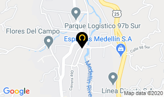 Mapa de Industrias Goby en Medellín