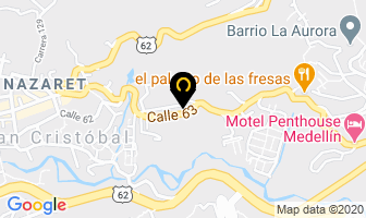 Mapa de Industrias Hiloplast Ltda en Medellín