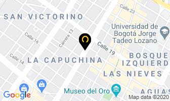 Mapa de Industrias Incols E.u. en Bogotá D.C