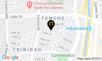Mapa de Industrias J.a en Medellín
