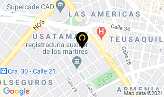 Mapa de Industrias Jegs en Bogotá D.C