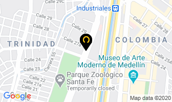 Mapa de Industrias Jimenez Bedoya en Medellín