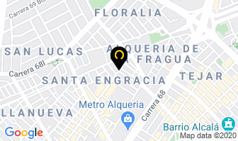 Mapa de Industrias Lujamar en Bogotá D.C