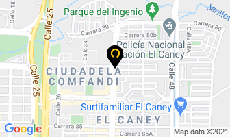 Mapa de Industrias Madederas Del Pacífico en Cali