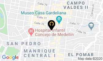 Mapa de Industrias Mamut Ltda. en Medellín
