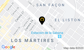 Mapa de Industrias Milan Sa en Bogotá D.C