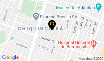 Mapa de Industrias Min Ltda. en Barranquilla