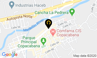 Mapa de Industrias Montoya Arango en Copacabana