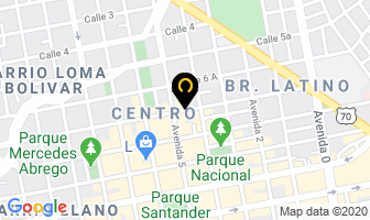 Mapa de Industrias Nissi en Cúcuta