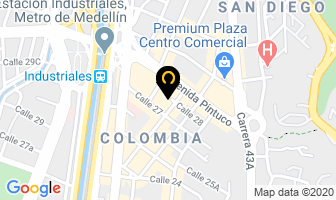 Mapa de Industrias Plesco S.a en Medellín