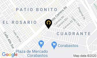 Mapa de Industrias Ruiz Nba en Bogotá D.C