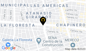 Mapa de Industrias Sellamart en Cali