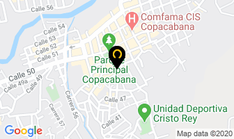 Mapa de Industrias Siar en Copacabana
