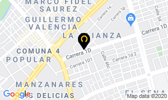 Mapa de Industrias Vicmerpo Ltda. en Cali